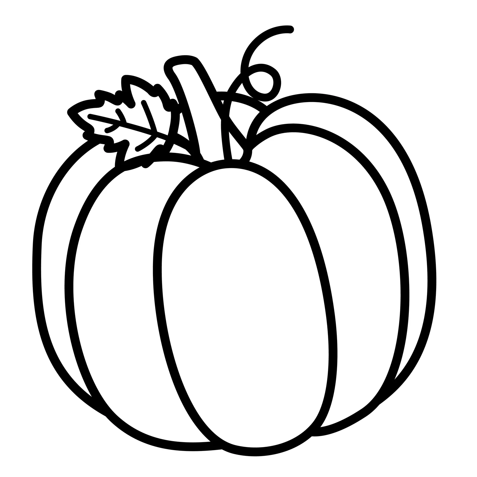 desenho de abobora para colorir e imprimir para imprimir e colorir - imagem 3
